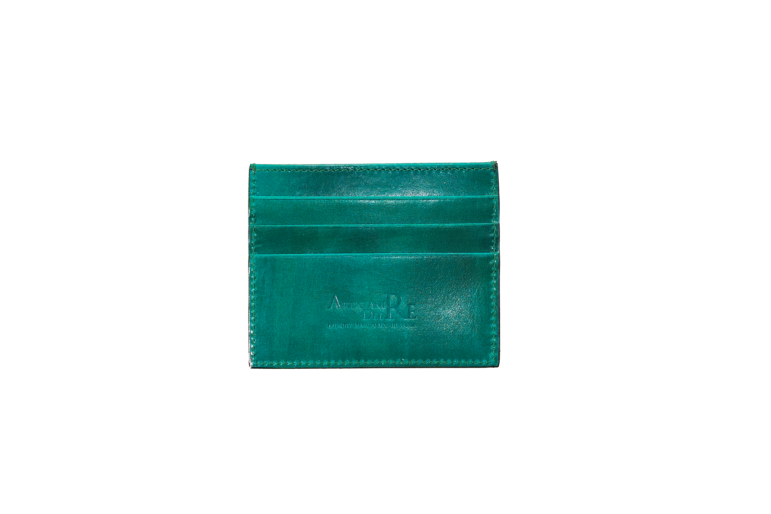 Emerald - Portacarte Cuoio Pennellato - immagine 2